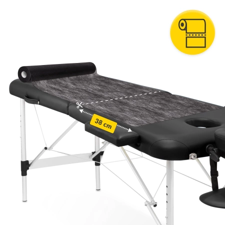 MED betegalátét tekercs, 70 cm x 50 m, fekete