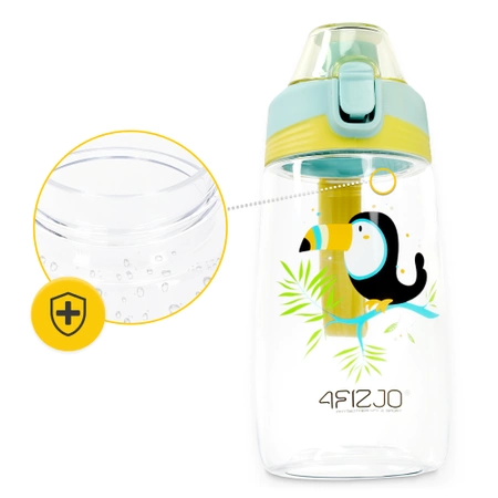 Gyermek kulacs, tukános minta, 550 ml