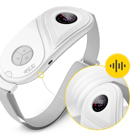 Melegítő menstruációs öv menstruációs fájdalmak ellen – fehér