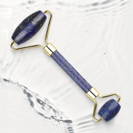 Természetes lazúrit arcgörgő