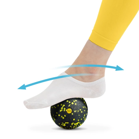 EPP masszázslabda, 12 cm, sárga