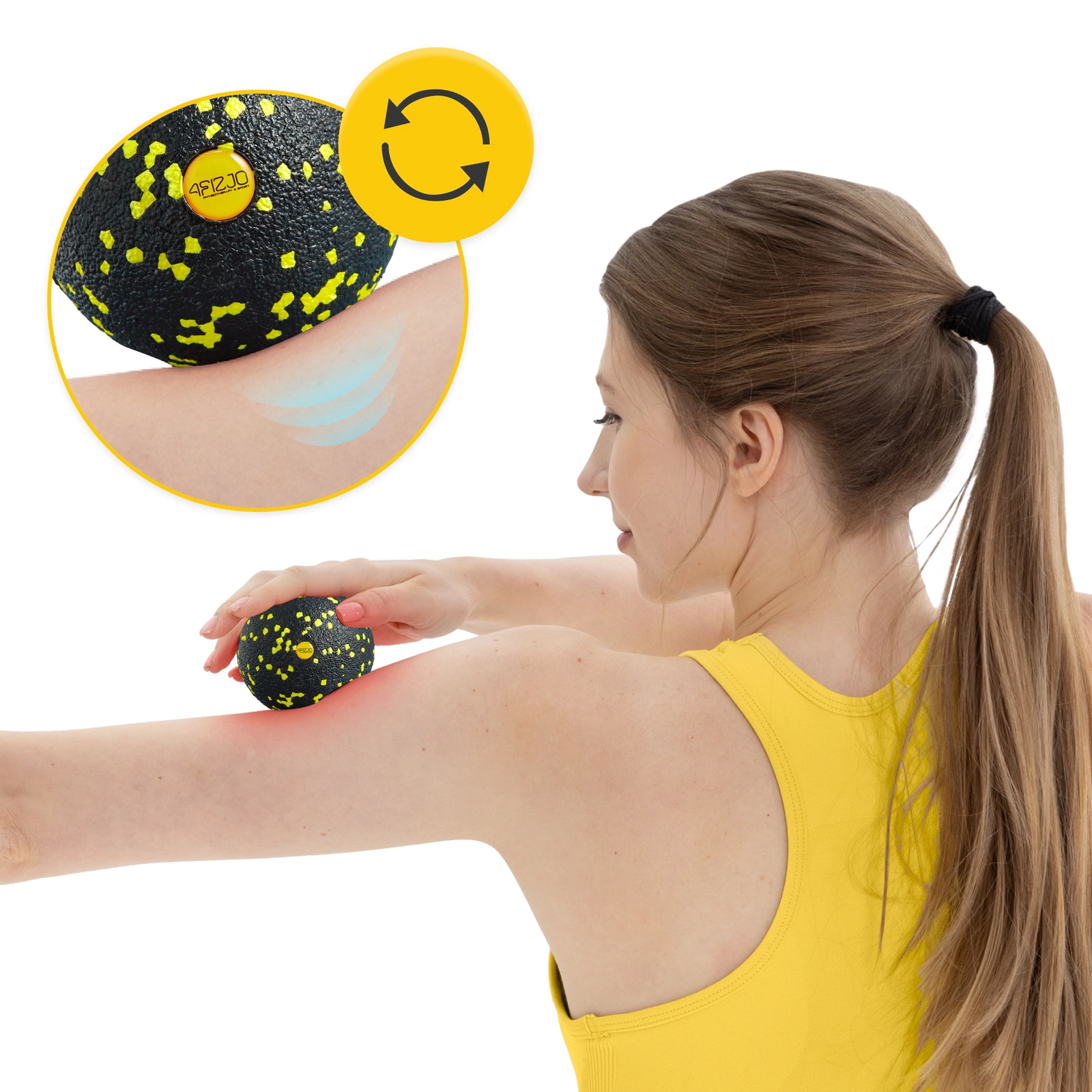 pilka do masazu epp lacrosse roller pileczka rehabilitacja