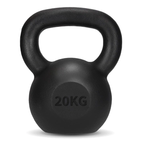 Öntöttvas kettlebell, 20 kg