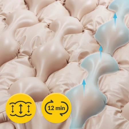 STD antidecubitus matrac pumpával