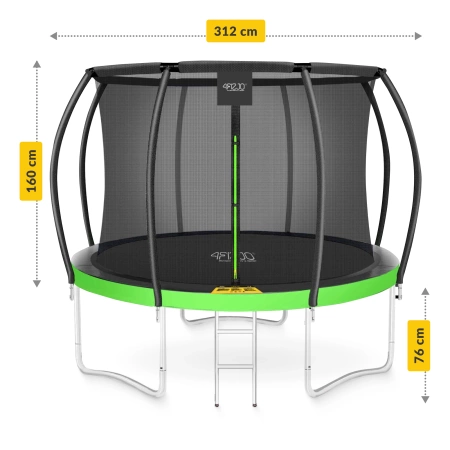PRO kerti trambulin gyermekeknek, 312 cm, 10 láb
