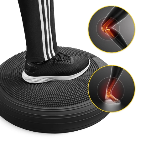 Sensomotoros párna MED+ 60 cm fekete