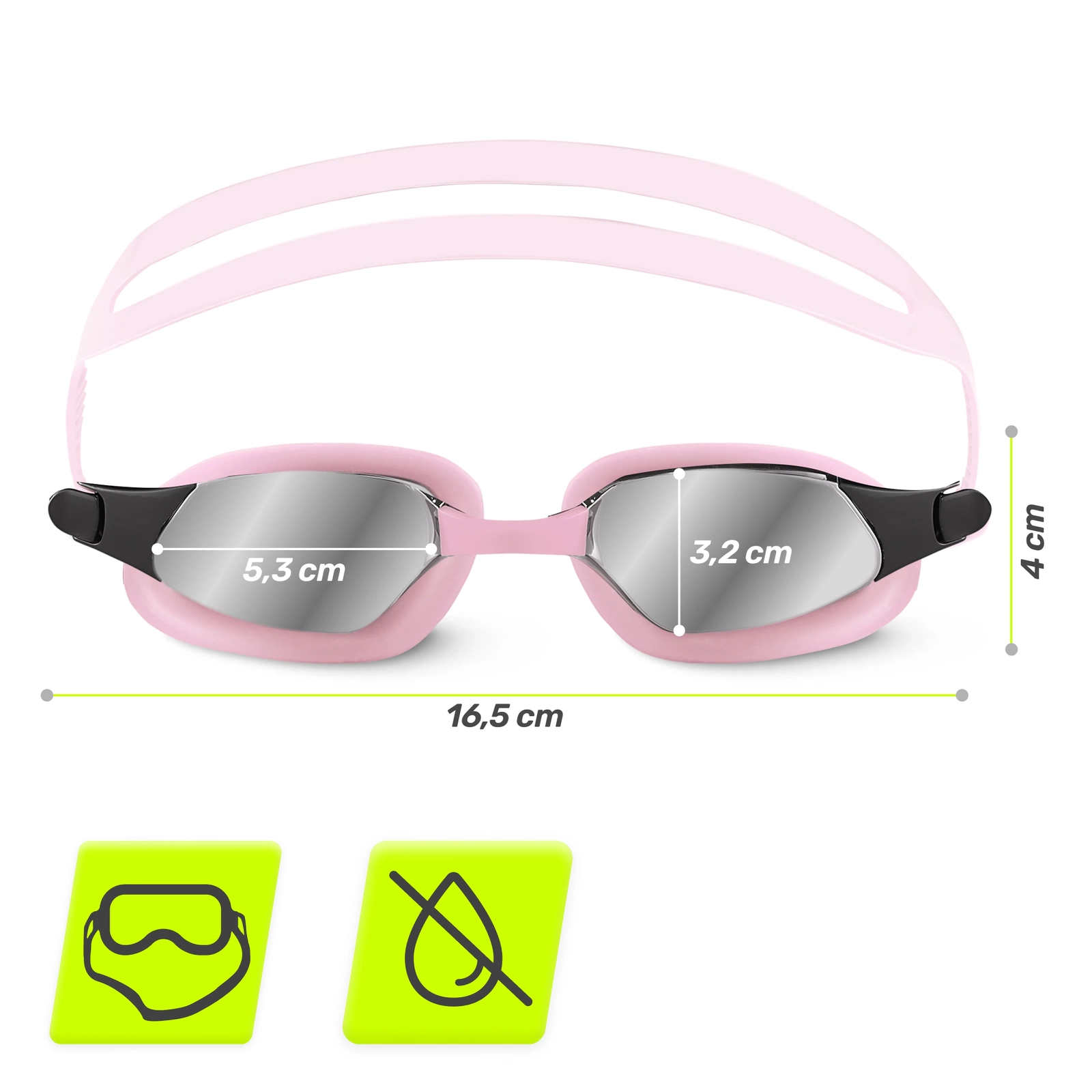 OKULARKI PŁYWACKIE DO PŁYWANIA NA BASEN SPORTOWE OKULARY