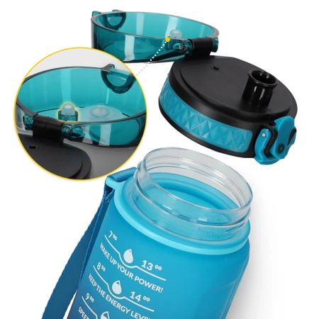 Gyerek kulacs, motivációs minta, 0,5 L, kék