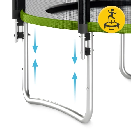 CLASSIC kerti trambulin gyermekeknek, 374 cm, 12 láb