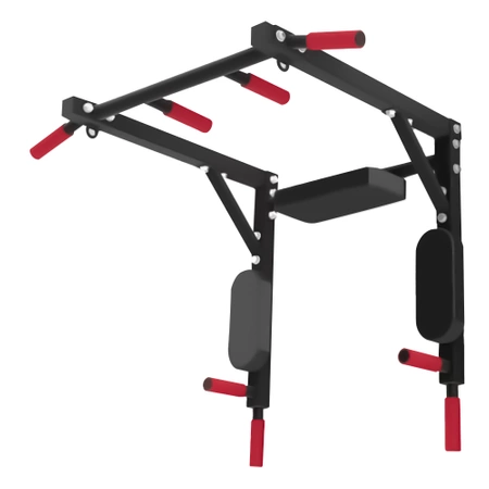 Falra szerelhető, 2 az 1-ben húzódzkodó rúd