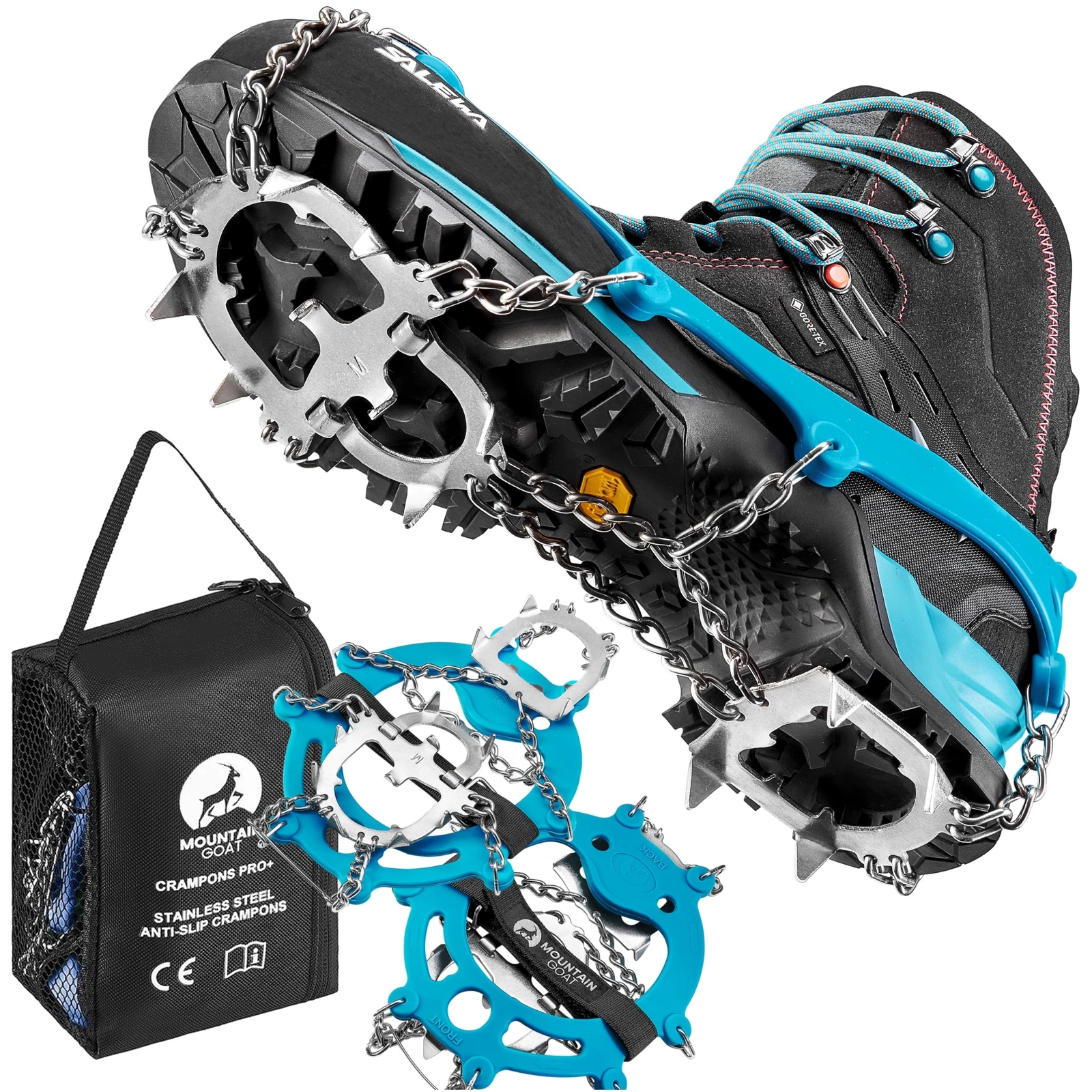 turystyczne raczki na buty turystyczne trekkingowe mountain goat