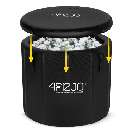 Felfújható jégfürdő téli úszáshoz, cseppvarrott, kerek