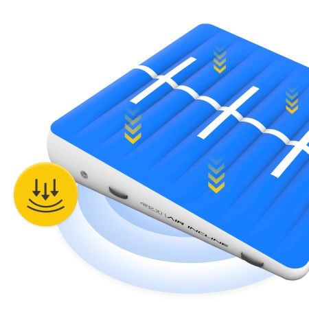 AIR INCLINE akrobatikai rámpa, 2 x 2 x 0,4 m + pumpa