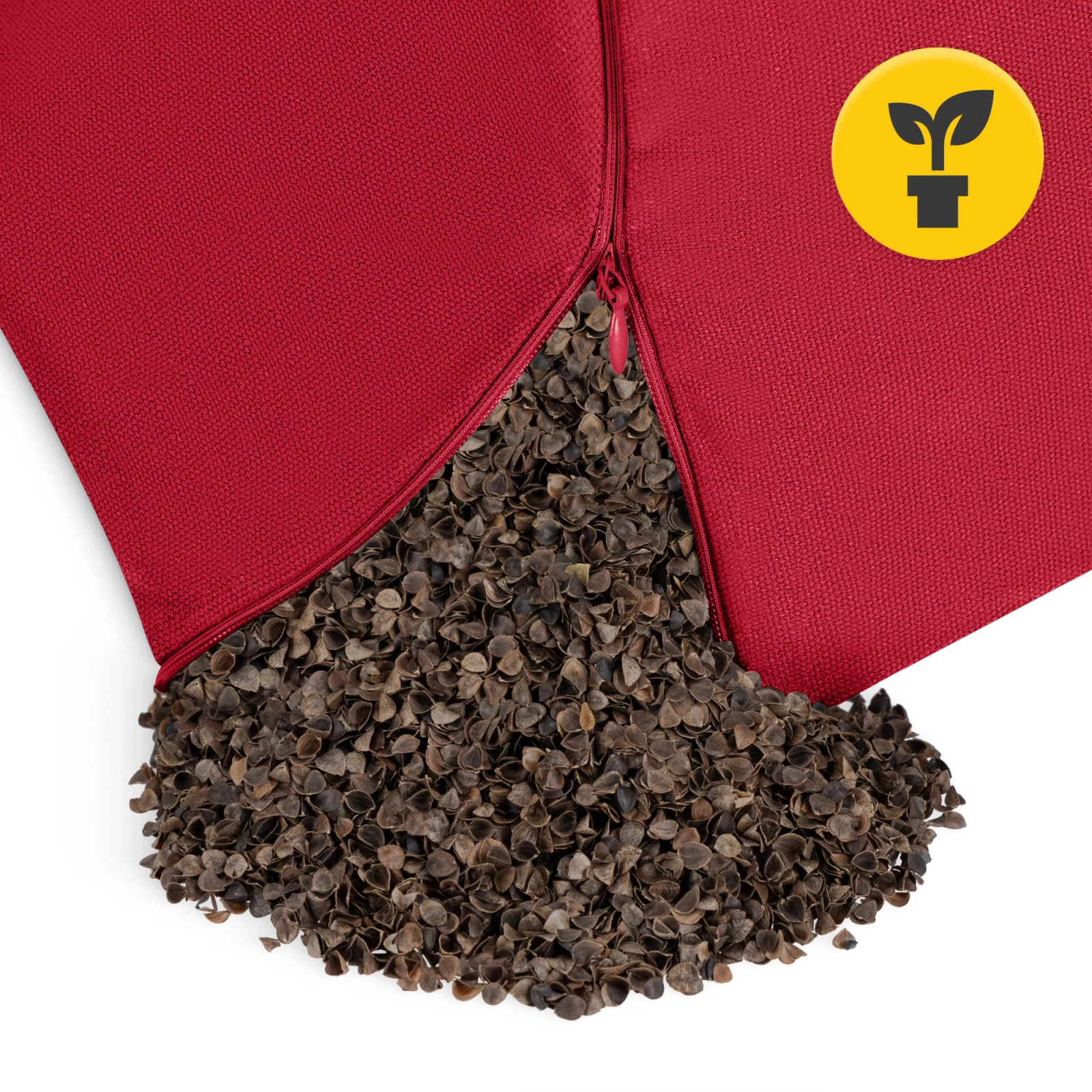 PUFA DO MEDYTACJI PODUSZKA DO JOGI ZAFU CUSHION Model Półksiężyc