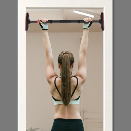 ULTRA feszítőrúdas húzódzkodó rúd, piros