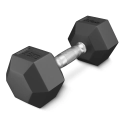 HEX acél kézi súlyzó, 1 x 7,5 kg