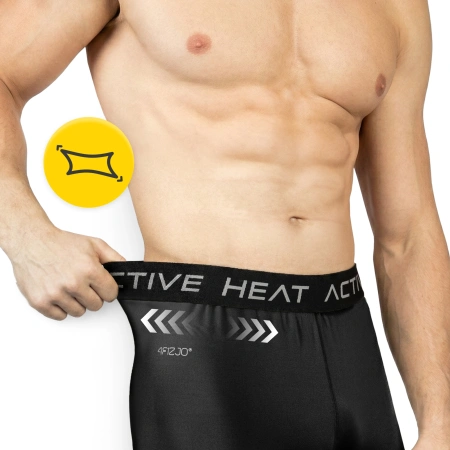 Unisex termikus nadrág – fekete, S méret