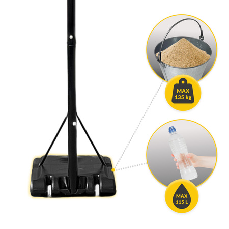 FALCON SHOOTER állítható magasságú mobil kosárpalánk