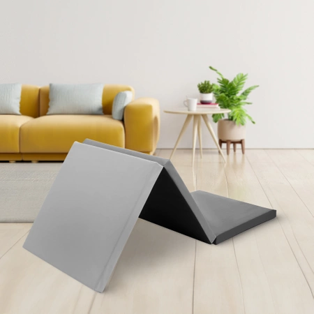 Összehajtható tornamatrac, szürke