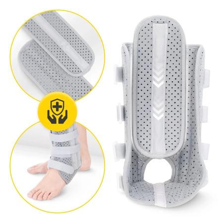 Oldalsó merevítővel ellátott bokarögzítő