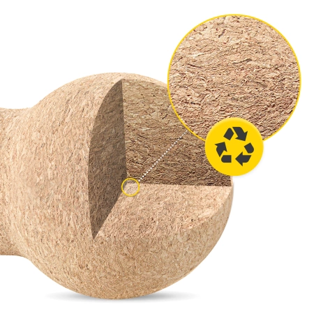 Parafa dupla masszázslabda, 13,5 cm