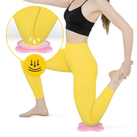 Térdpárna jógához, rózsaszín