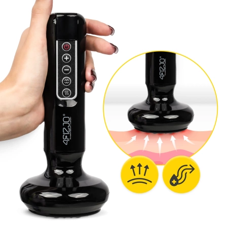 PRO elektromos kínai köpölyöző készlet fekete