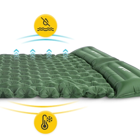 Mountain Goat kétszemélyes önfelfújódó túramatrac, khaki