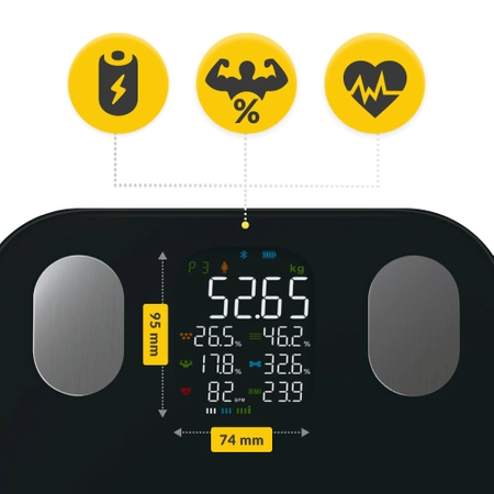 PRO analitikai elektronikus személymérleg