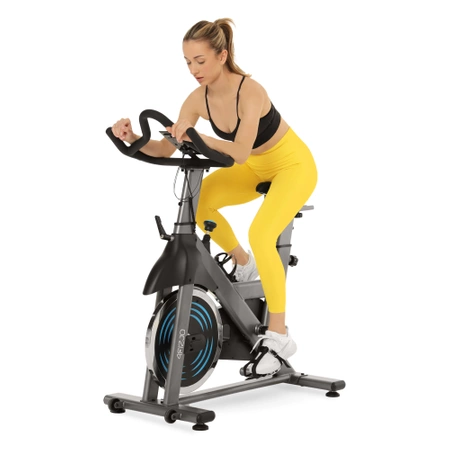 RACING spinning szobakerékpár, szürke