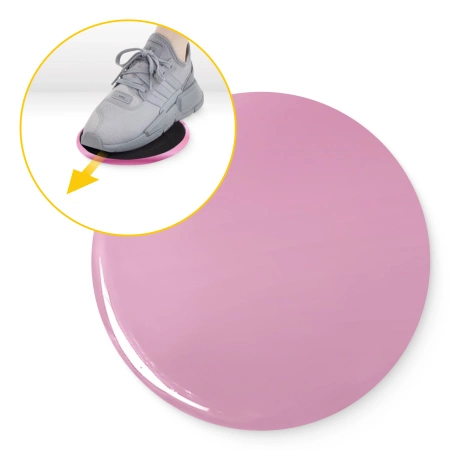 SLIDE csúszókorong edzéshez, 2 db, rózsaszín