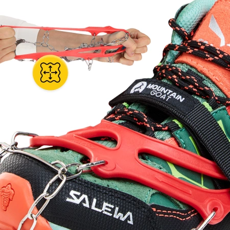 Csúszásgátló gyerek túrabakancsra, L (32–36)