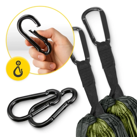 Mountain Goat egy személyes utazási függőágy, szürkés-zöld