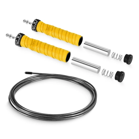 Súlyozott boksz ugrálókötél, 3 m, sárga