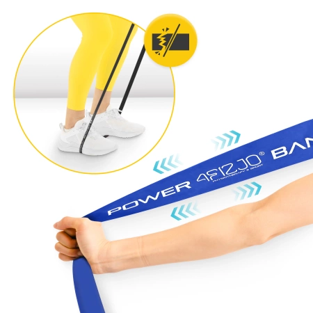 POWER BAND erősítő gumiszalag szett, 6 db