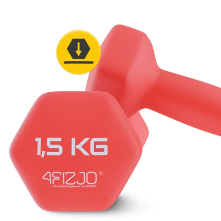 Classic öntöttvas kézisúlyzó, 2 x 1,5 kg