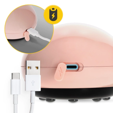 Elektromos köpölyöző, rózsaszín