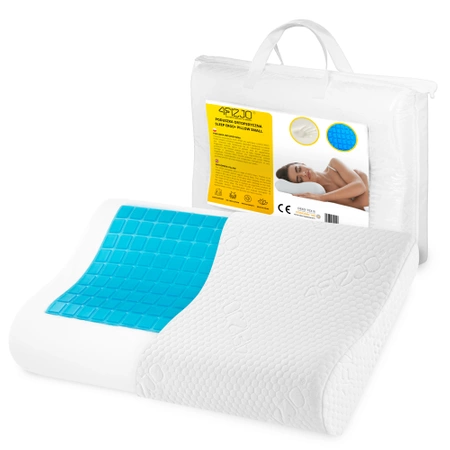 ERGO+ kicsi memóriahabos párna hűsítő gélbetéttel