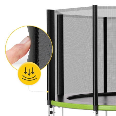 CLASSIC kerti trambulin gyermekeknek, 374 cm, 12 láb