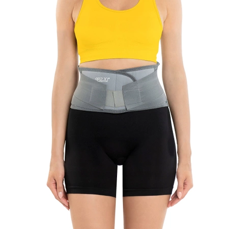 Ortopéd derékrögzítő, L, szürke