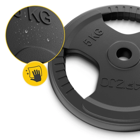 40 kg-os öntöttvas súlyzókészlet + 120 cm-es enyhén hajlított francia rúd