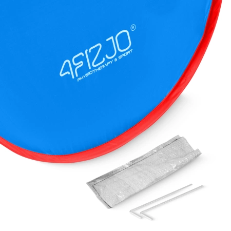 Összecsukható strandsátor, kék-piros