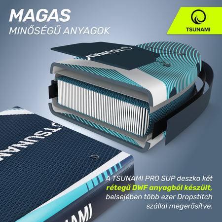 TSUNAMI PRO SUP deszka, 350 cm, T12