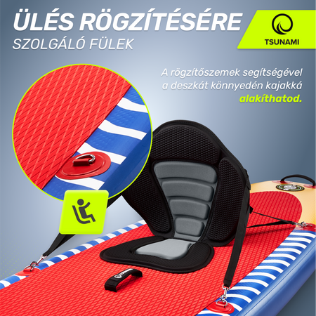 TSUNAMI SUP deszka, 350 cm, T04