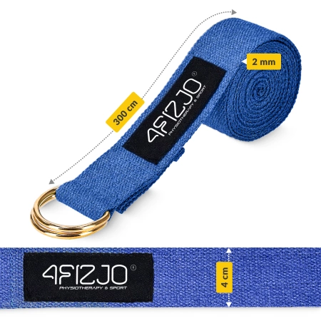 Jógaöv, sötétkék