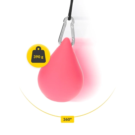 Súlyozott masszírozó hullahopp karika, rózsaszín