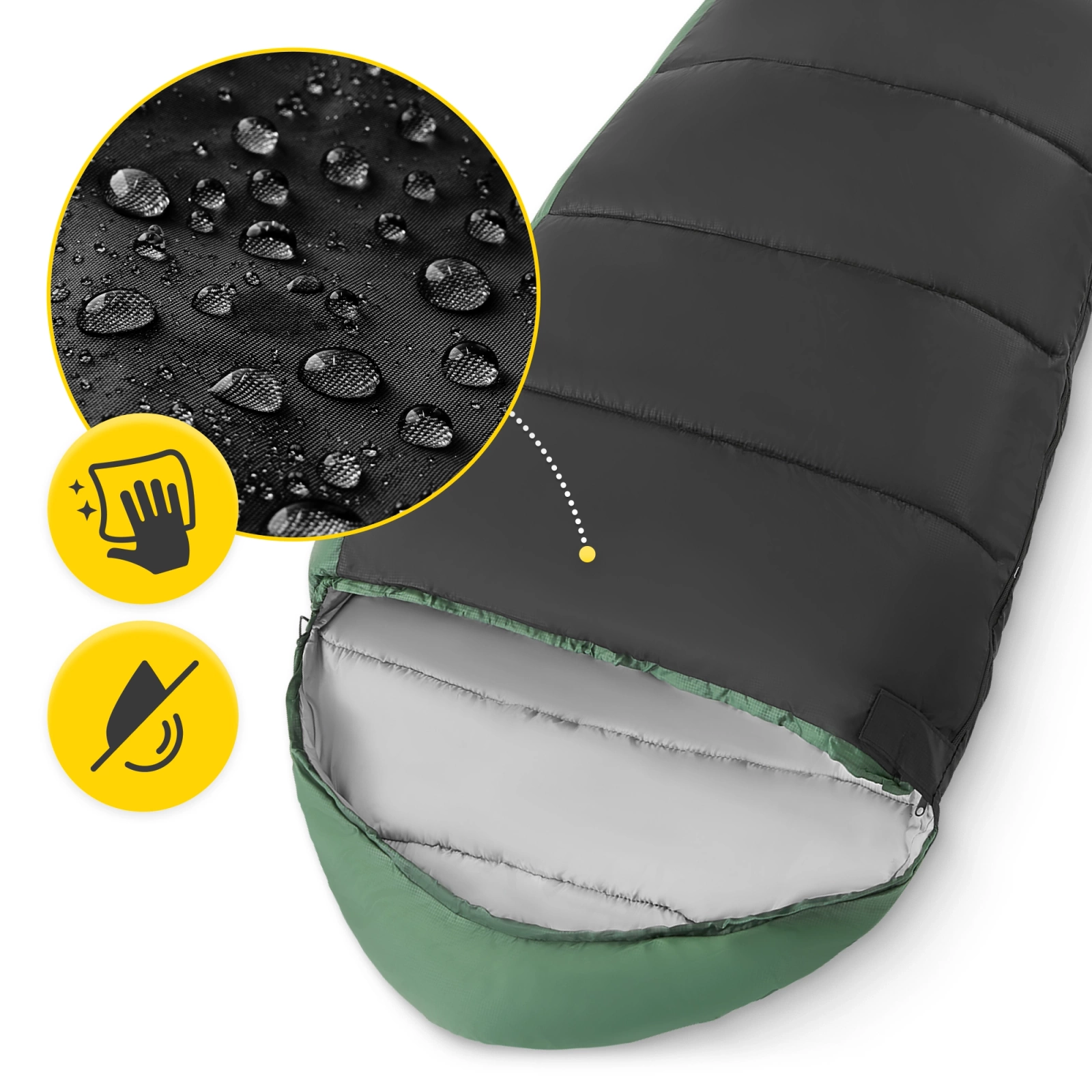 spiwor turystyczny mumia z torba