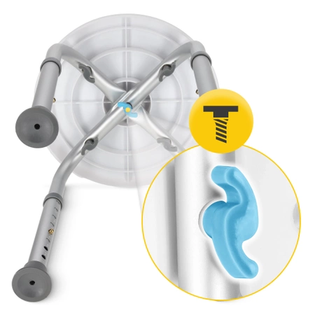 Forgatható zuhanyszék