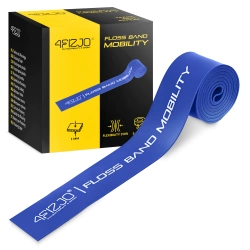 FLOSS BAND rehabilitációs gumiszalag, 1 mm, kék