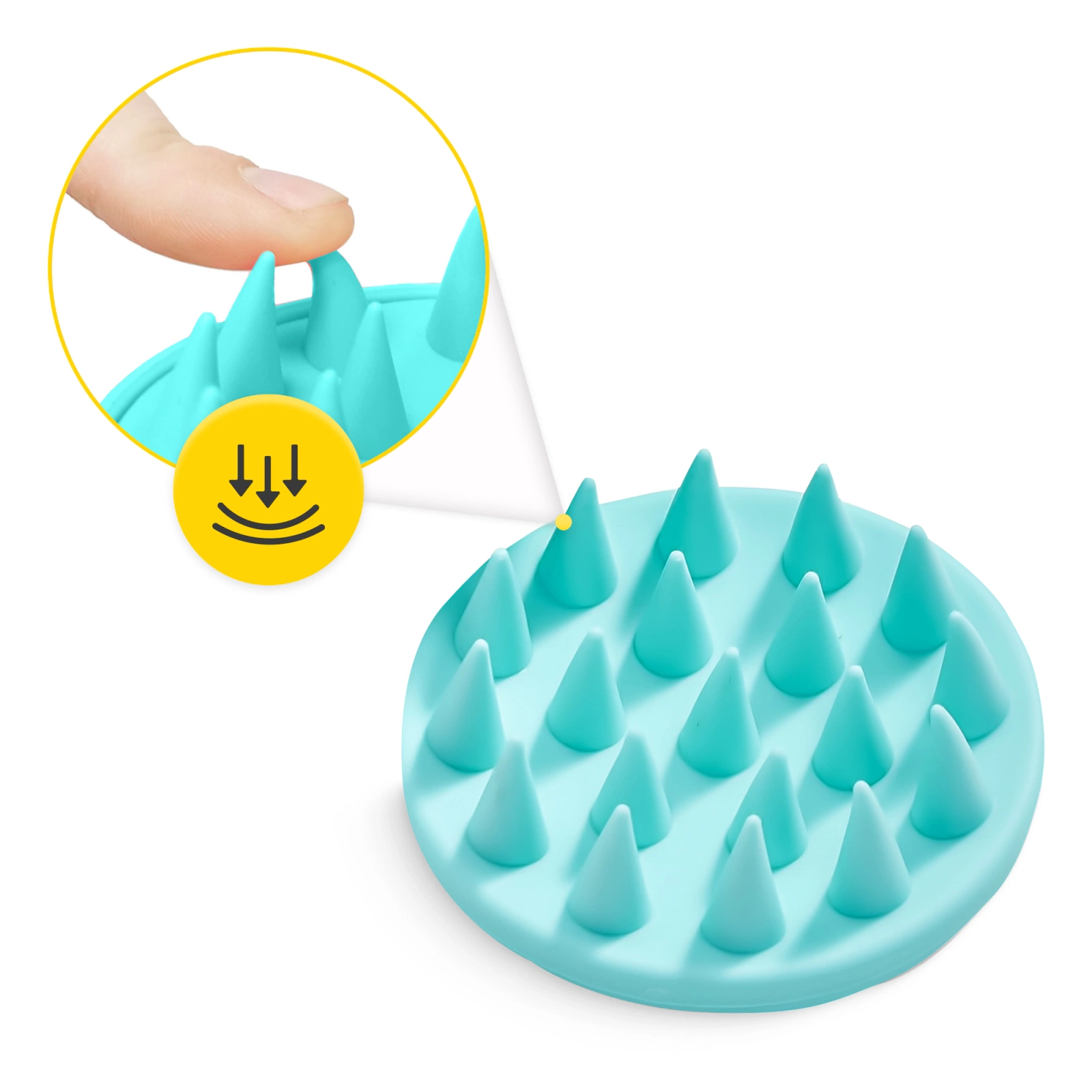 szczotka do mycia glowy z kolcami